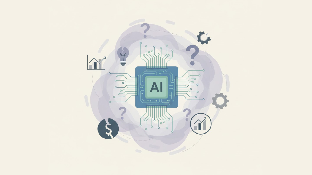 Person learning about investing with growth charts and maple leaves